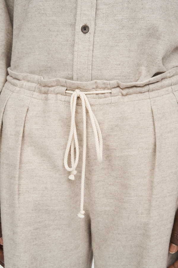 Cosy Drawstring Pant in Oatmeal