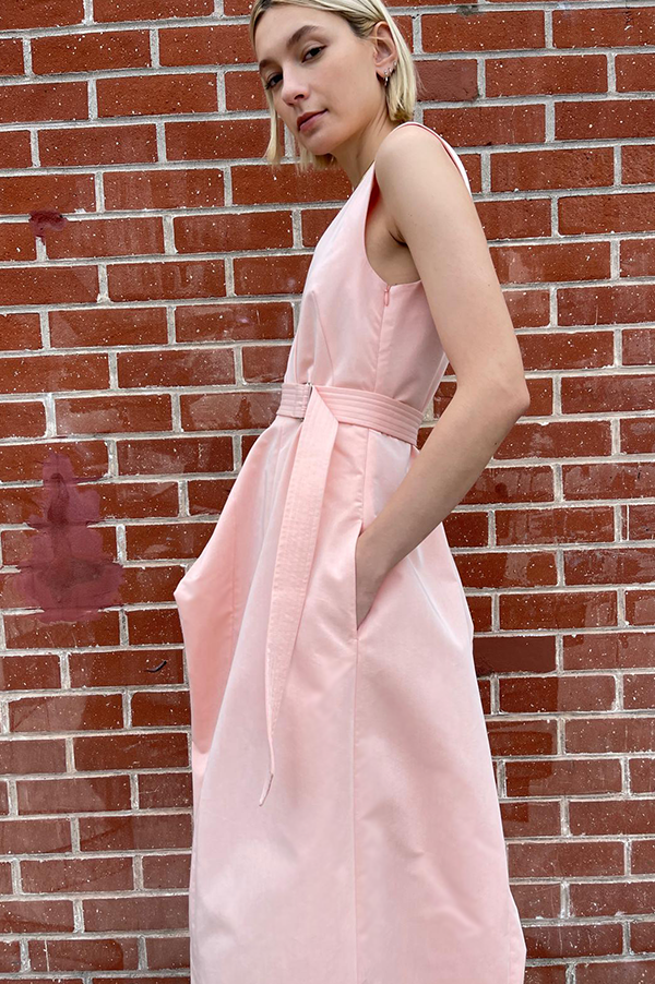 Daikuta Dress in Peach