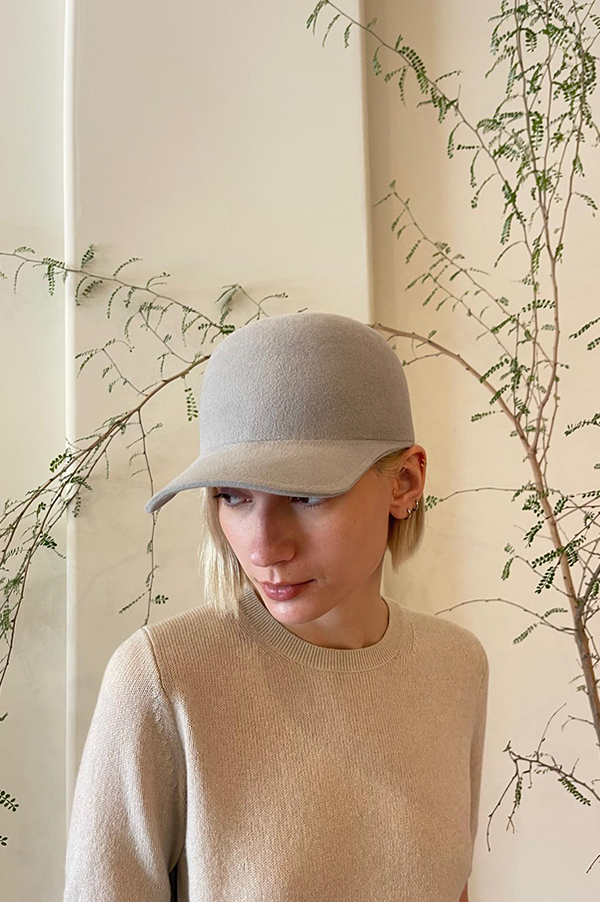 Palas Cap In Light Grey