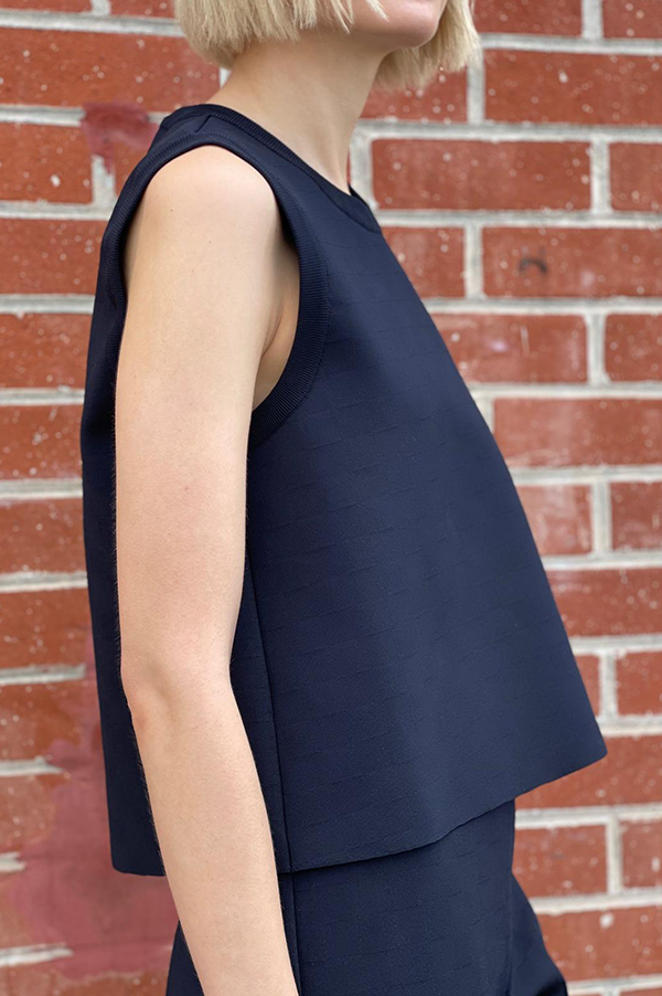 NSFW Asa Top In Navy