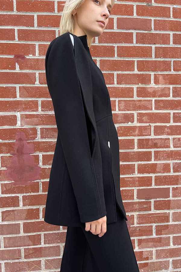 Wide Sleeve Jacket in Black