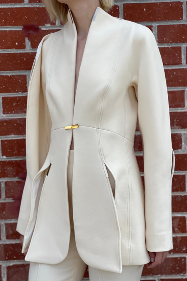 Wide Sleeve Jacket in Cream