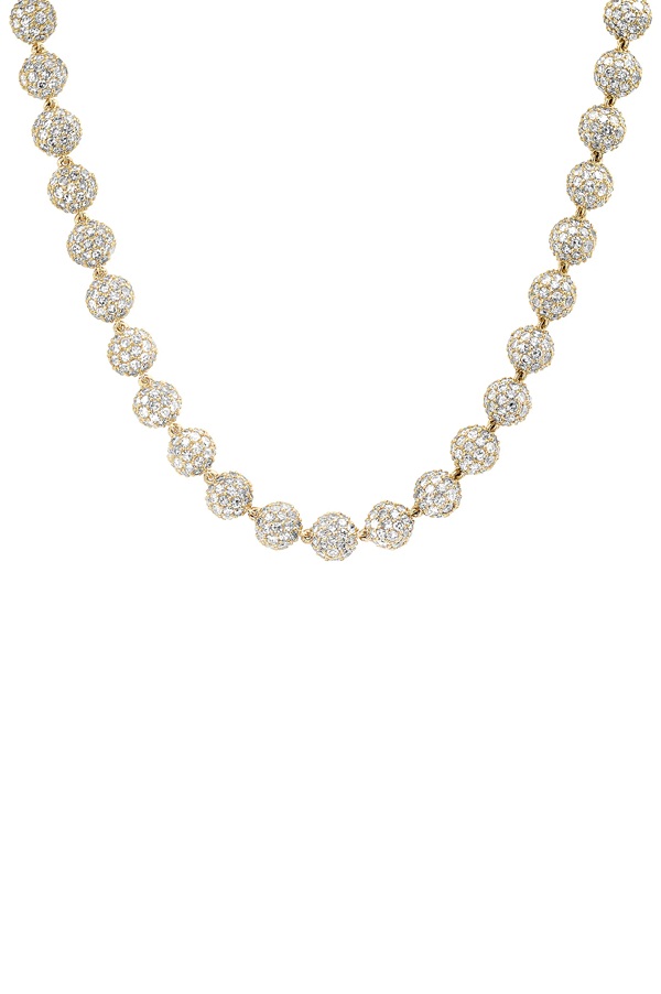 Diamond Orb Necklace