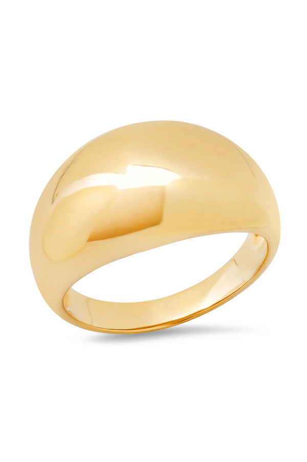 Solid Gold Cocktail Ring